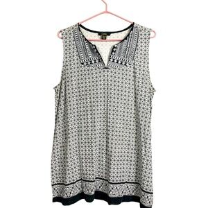 Dalia Summer Tunic, Soft Cotton Blend w Stretch